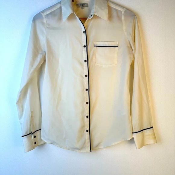 Guess Western Button Front Top - Picture 1 of 5